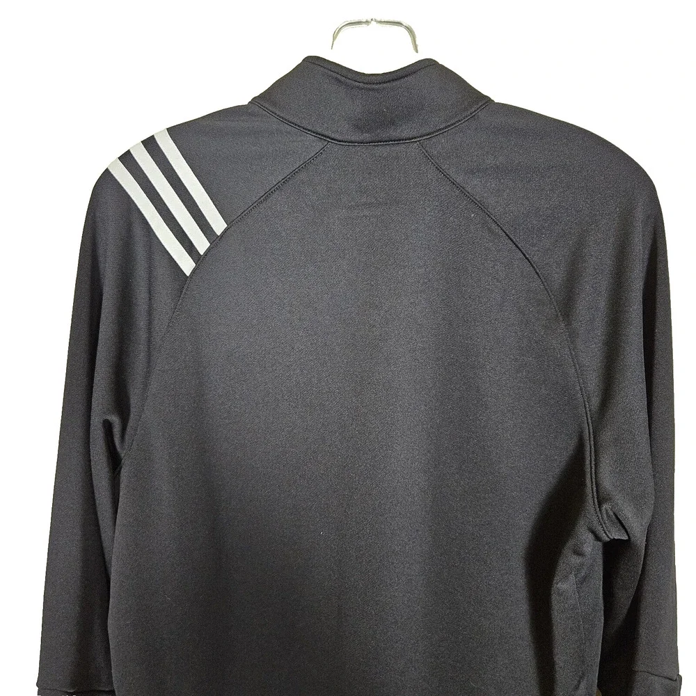 ADIDAS GOLF French Terry Pullover Mens M Active Fleece Quarter Zip Performance